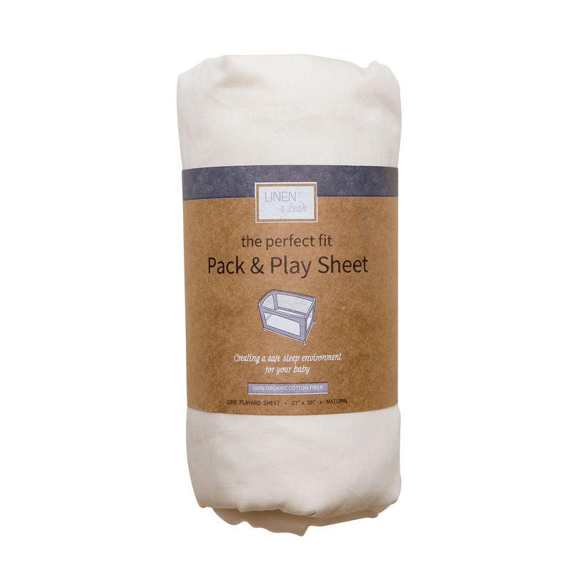 Perfect Fit Pack & Play Sheet - Natural